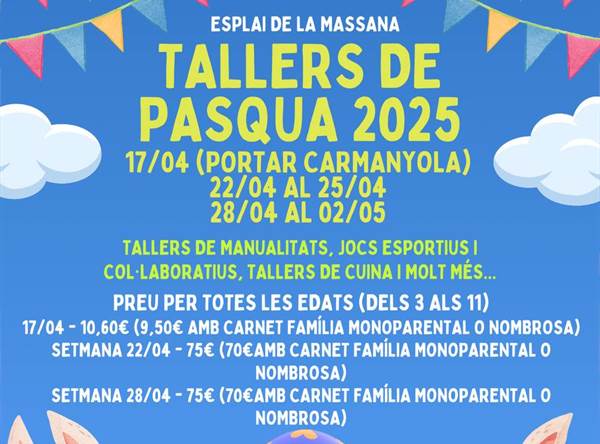 Esplai - Tallers de Pasqua