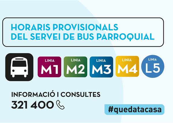 Increment de les freqüències del bus parroquial