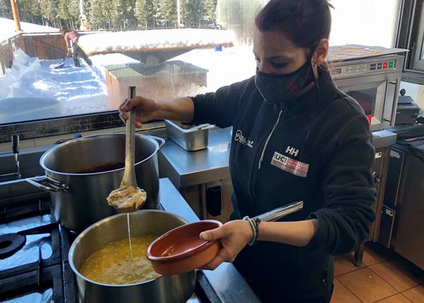 L’escudella de sant Antoni, als restaurants de la Massana