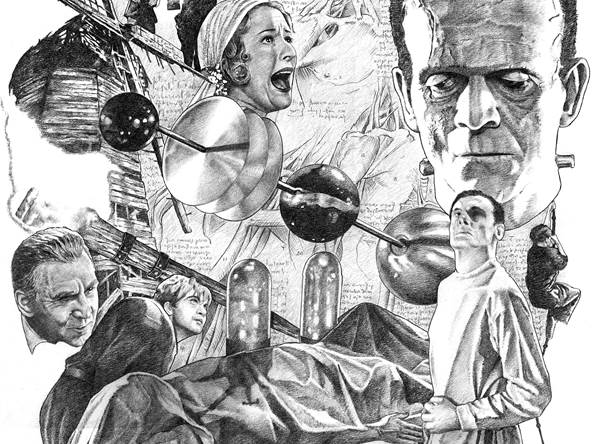 Projecció Frankenstein al Museu del Còmic