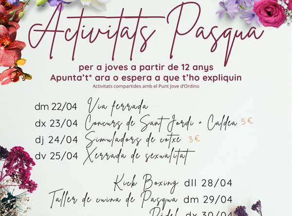 Punt 400 - Activitats de Pasqua